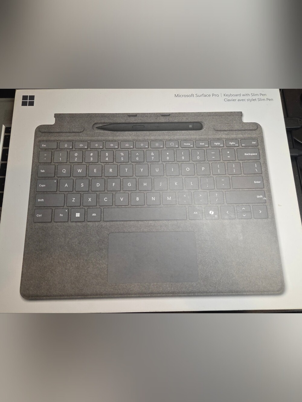 Microsoft Surface Pro Type Cover Keyboard with Pen - Dark Gray